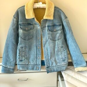 Faherty Denim sheepskin jacket.. New